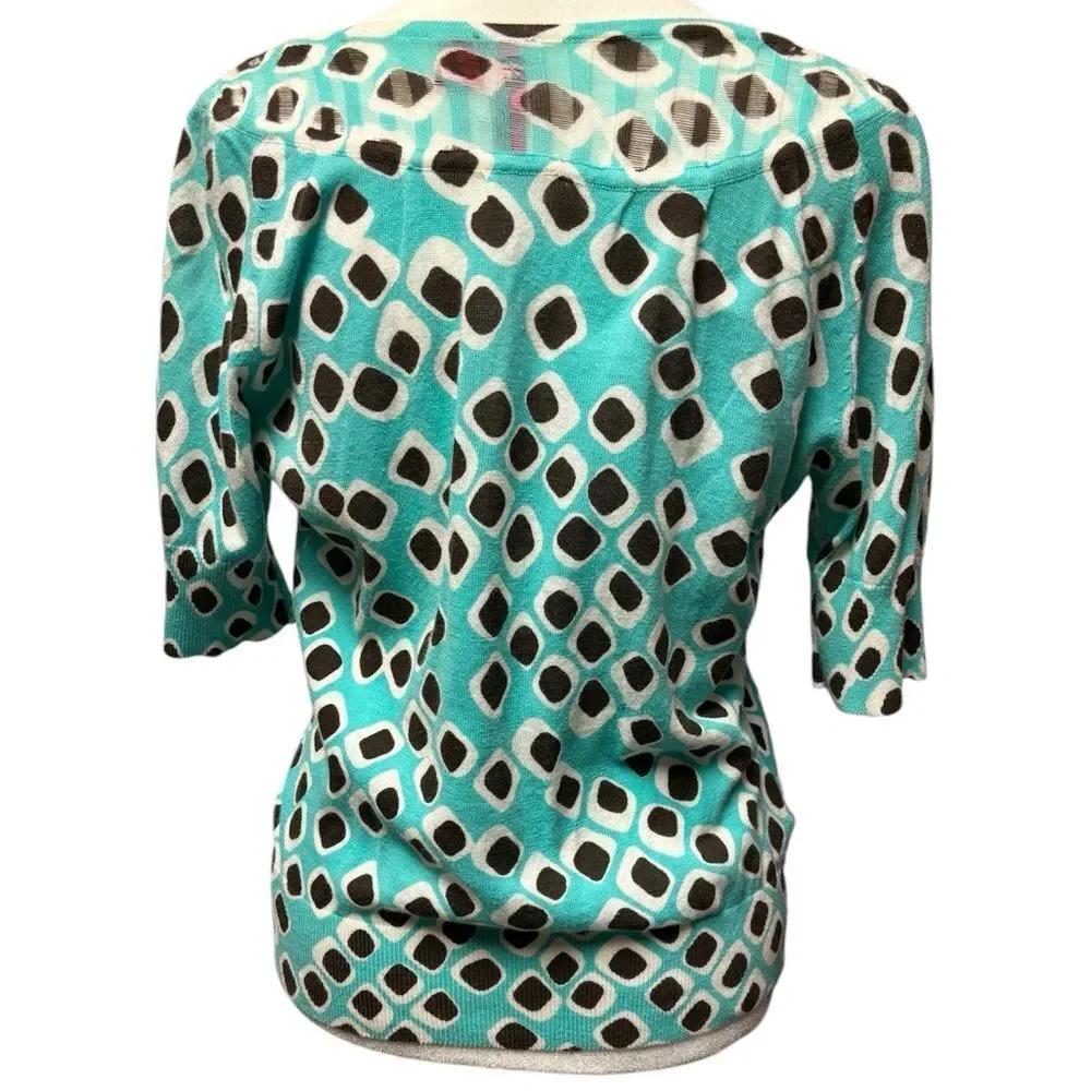 Charlotte Tarantola abstract dotted cardigan